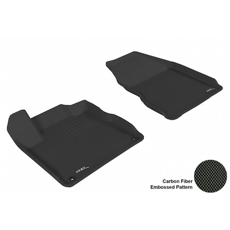3D Maxpider NISSAN MURANO 2009-2014 KAGU BLACK R1 Floor Mat L1NS01811509